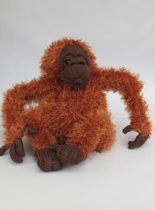 Orangutan Soft Toy Knitting Pattern