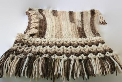 Boho Fringed Hood