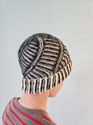 Swirly Brioche Hat