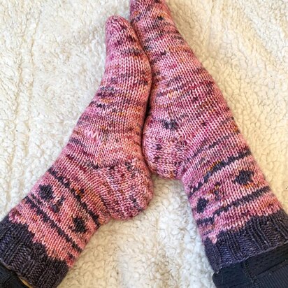 PinkMaiden Castle Socks