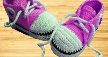 Knitting pattern deals for baby converse