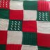 Christmas Colours throw