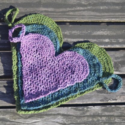 Heart Dishcloths