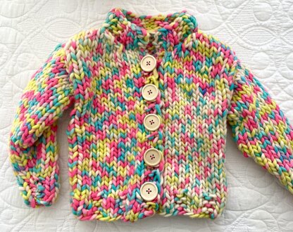 Kids and Doll Knit Bomber