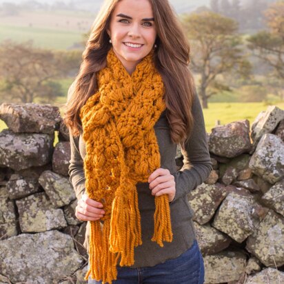 Butterscotch Tassel Scarf