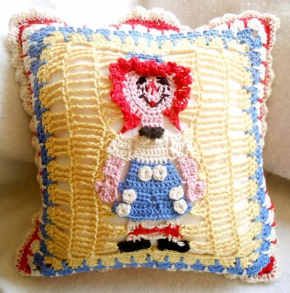 Raggedy Ann and Andy Pillow