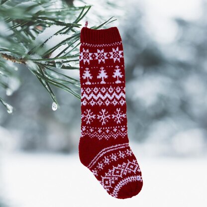 A FairIsle Christmas Stocking