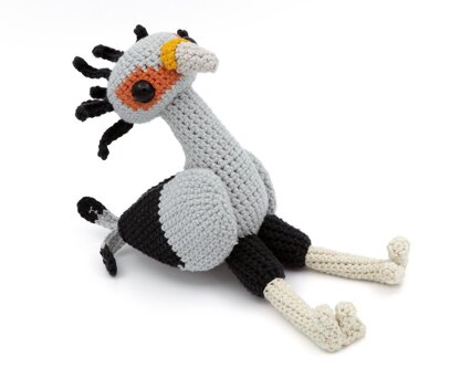 Amigurumi Secretary Bird