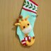 Giraffe Christmas Stocking