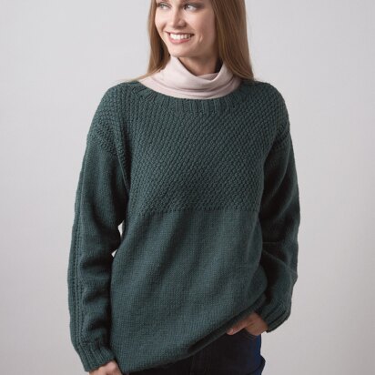 Sofa Sweater in Rowan Pure Wool Superwash Worsted - ZB299-00003-UK - Downloadable PDF