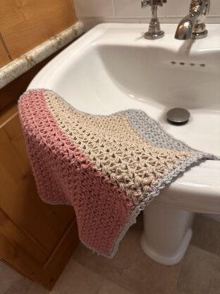 Mini Bean Crochet Hand Towel