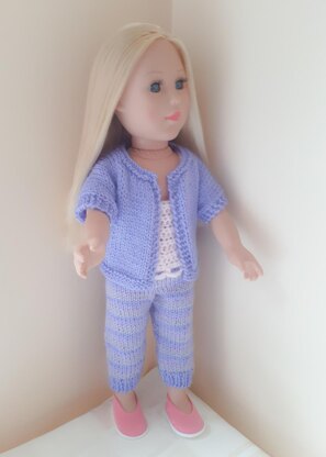 Wisteria Leggings for Doll