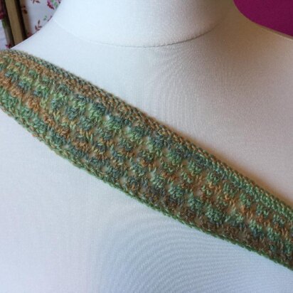 Lengthways Headband - knitting pattern