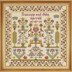 Historical Sampler Company Wedding Pot Sampler Cross Stitch Kit - 34cm x 34cm