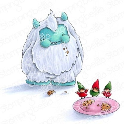 Stamping Bella Cling Stamps - Yeti Sneaks A Cookie