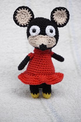 Crochet Pattern Juno the Mouse