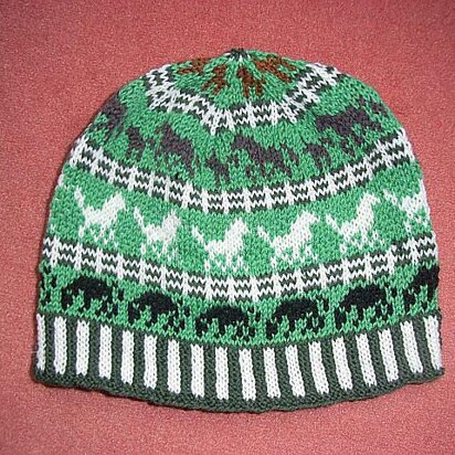 Horse paddock beanie