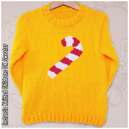 Intarsia - Candy Cane - Chart Only