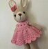 Bunny with lacy dress