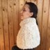 Bouclé Knit Cape