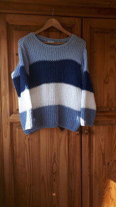 summer stripe sweater