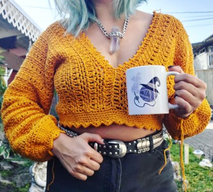 Enya Long Sleeve Crochet pattern by The.weaving.witch