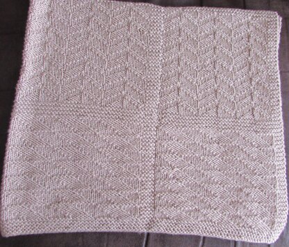 Reversible Sampler Baby Blanket