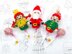 Santa and Elf Lollipop Topper Hats - Stocking Filler