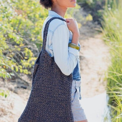 Café Bag in Berroco Regatta - 396-4 - Downloadable PDF - knitting pattern