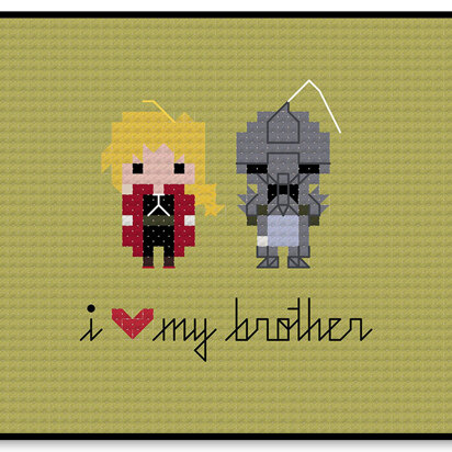 The Elric Brothers Bite Size - PDF Cross Stitch Pattern