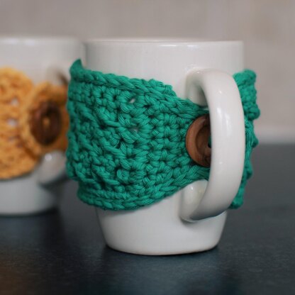 N Stitch mug cozy