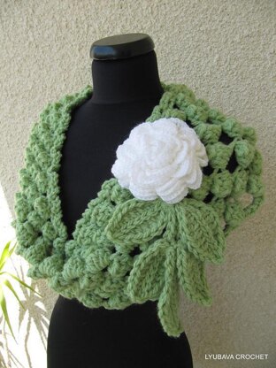 Chunky Scarf Crochet Popcorn Stitch