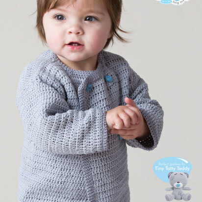 Tatty Teddy Baby Cardigan Me To You in DMC Natura Just Cotton - 15432L/2 - Leaflet