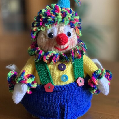 Charlie the Clown Tea Cosy