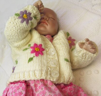 Amelia Embroidered Baby & Child Cardigan