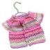 Drop Stitch Chunky Top Down Baby Cardigan
