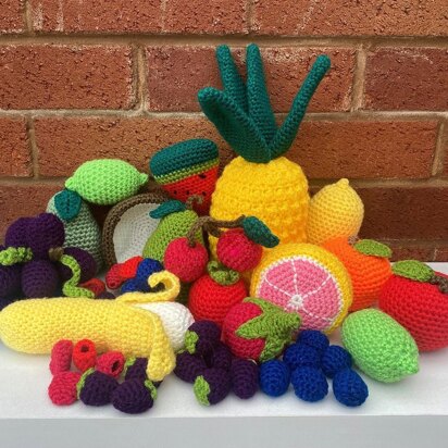 18 Fruits Crochet Patterns