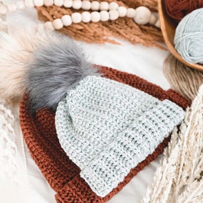 Crochet Knit Purl Hat