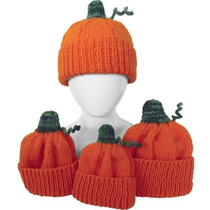 Pumpkin Harvest Hat - knitting pattern