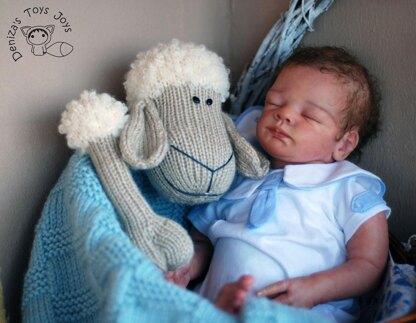 Baby Sheep Toy Blanket