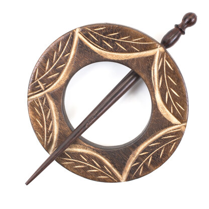 Pony Wooden Shawl Pin - 101