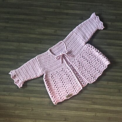 Orchid Baby Cardigan