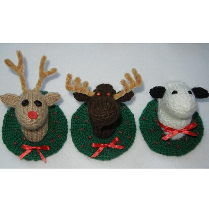 Christmas Sheep, Moose and Reindeer