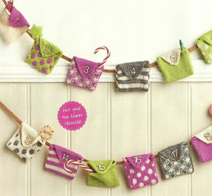 Counting Down to Christmas Advent Knitted Bunting