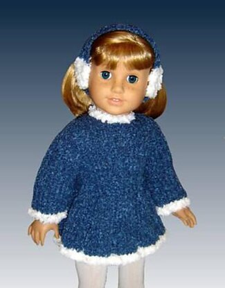 Doll Clothes Pattern, PDF, Fits American Girl Doll and 18 inch dolls