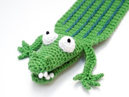 Crocodile Bookmark Crochet Pattern