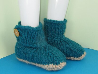Super Chunky One Button TV Slipper Boots