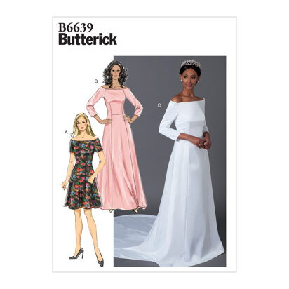 Butterick Damenkleid B6639 - Schnittmuster