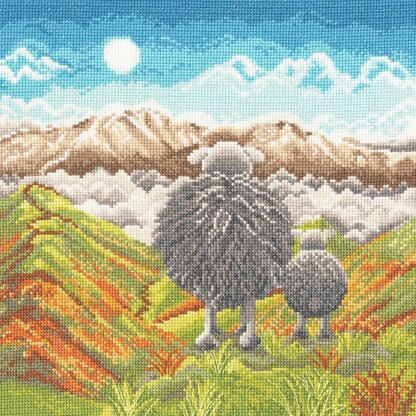 Bothy Threads On Top Of The World Cross Stitch Kit - 26 x 26cm