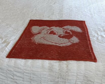 Canis Minor Illusion Baby Blanket